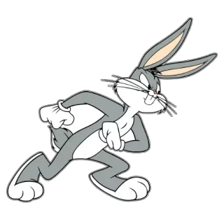 😡 Bugs Bunny desenho animado, coelho, Looney Tunes, coelho, personagem telegram sticker