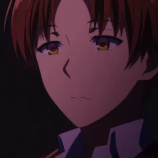 🎲 Kiyotaka Ayanokoji Classroom of the Elite Anime, Escola, Sério, Masculino, Kiyotaka whatsapp sticker