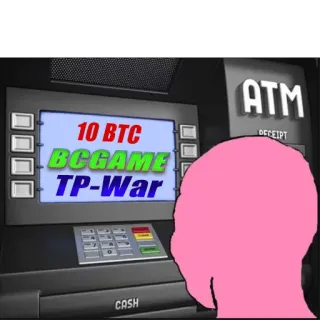 🏧 10 BTC
BCGAME
TP-War Bitcoin, Criptomoneda, Cajero automático, BCGAME, TP-War telegram sticker