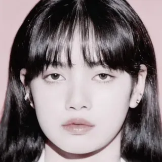 🐾 Lisa kpop, cantante, lisa, blackpink, celebrità, ritratto, faccia telegram sticker