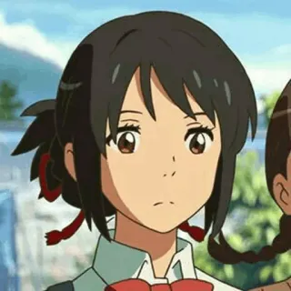 💫 Mitsuha Miyamizu Your Name Anime, Nhân vật, Mitsuha, Your Name telegram sticker