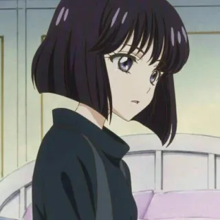 💛 Sailor Saturn Sailor Moon anime, cartone animato, Sailor Moon, Sailor Saturn, manga, personaggio, giapponese telegram sticker