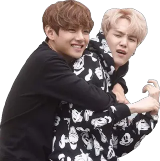😖 kpop, friendship, hug, celebrity, cheerful, smiling telegram sticker
