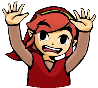 😣 Link The Legend of Zelda Link, Legend of Zelda, Videojuego, Dibujos animados telegram sticker