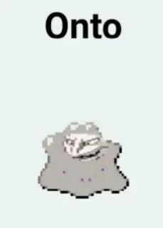 🆘 Onto ditto, pokemon, lucu, meme telegram sticker