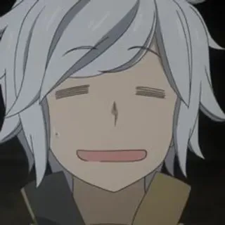 🗻 Bell Cranel Is It Wrong to Try to Pick Up Girls in a Dungeon? Anime, Bell Cranel, DanMachi, Personaggio, Sorriso telegram sticker