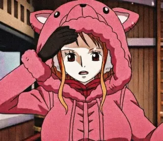 🍊 Nami One Piece 애니메이션, 원피스, 나미, 만화 telegram sticker