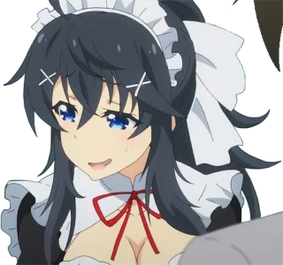 😅 Anime, Maid, Fofo, Kawaii, Mangá telegram sticker