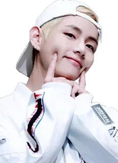 😏 김민지적 kpop, bts, singer, korean, music, idol, v telegram sticker