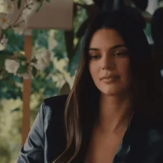 😐 Kendall Jenner модель, знаменитость, женщина, портрет whatsapp sticker