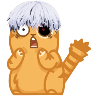 😟 Ken Kaneki Tokyo Ghoul Anime, Manga, Tokyo Ghoul, Ken Kaneki, Cartoon, Ghoul, Charakter, Monster whatsapp sticker