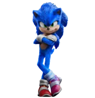 🦔 Sonic sonic the hedgehog, sonic, персонаж видеоигры, синий ёж telegram sticker