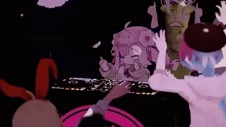 βοΈ anime, party, dancing, cartoon telegram sticker