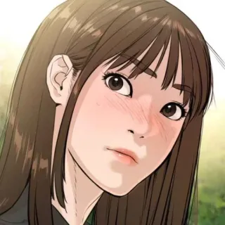🌸 Anime meisje, Manga, Vrouw, Portret, Mooi telegram sticker