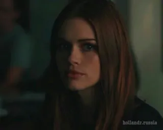 💧 hollandr.russia vrouw, portret, actrice, Holland Roden telegram sticker