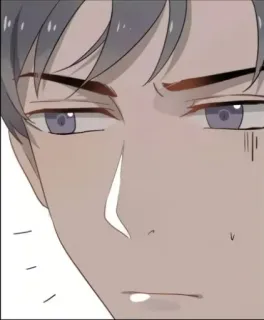 🥺 Anime, Mangá, Personagem, Expressão, Ilustração, Retrato telegram sticker