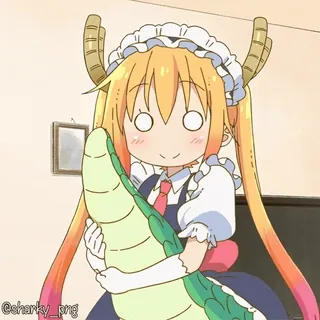 🥹 Tohru Miss Kobayashi's Dragon Maid telegram sticker