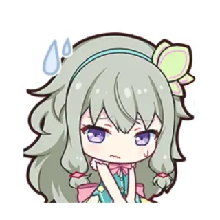 🎤 Anime, Chibi, Süß, Mädchen, Cartoon, Sticker telegram sticker