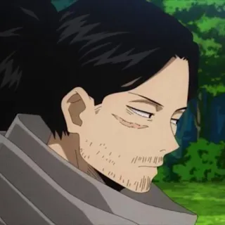 🉐 Shota Aizawa My Hero Academia Anime, My Hero Academia, Shota Aizawa, Eraserhead, Héros, Héros Pro telegram sticker