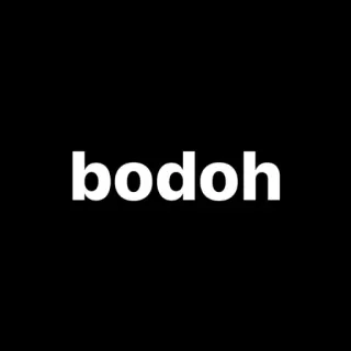 🐺 bodoh bodoh, insult, Malay, word, text telegram sticker