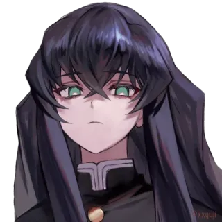 👿 Muichiro Tokito Demon Slayer Anime, Manga, Demon Slayer, Muichiro Tokito, Pilar de la Niebla, Personaje, Arte telegram sticker