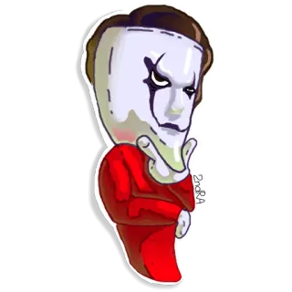 🤔 pegatina, personaje, cara, gesto telegram sticker