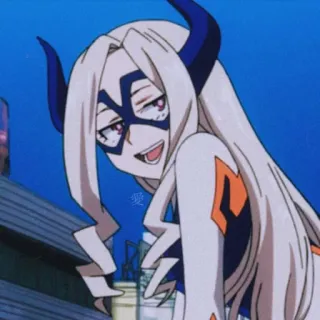 🍑 Mount Lady My Hero Academia 爱 Anime, Dibujos animados, Mujer, Personaje, Mount Lady, My Hero Academia telegram sticker