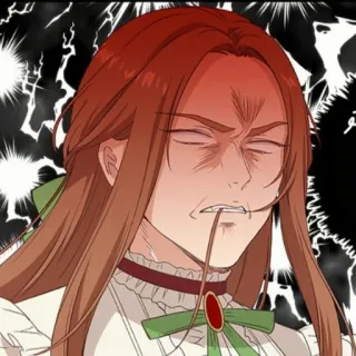 ☠ enojado, molesto, frustrado, dibujos animados, anime, exasperado telegram sticker