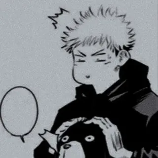 🌫 Yuji Itadori Jujutsu Kaisen anime, manga, character, jujutsu kaisen, yuji itadori, cartoon whatsapp sticker