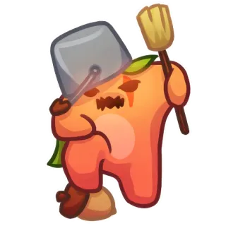 Applepeach dude telegram stickers