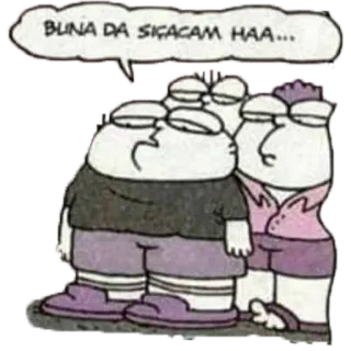 💩 BUNA DA SIÇACAM HAA... 만화, 불쾌한, 텍스트, 말풍선 telegram sticker