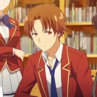 😐 Kiyotaka Ayanokōji Classroom of the Elite Anime, Schule, Klassenzimmer, Elite, Kiyotaka, Ayanokoji telegram sticker