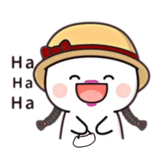 😂 Ha
Ha
Ha Dessin animé, Mignon, Sourire, Rire, Joyeux telegram sticker