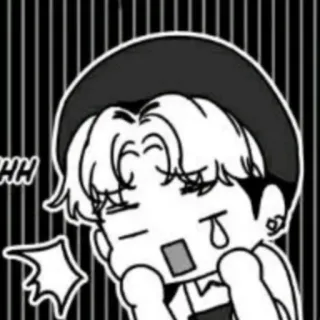 😱 HH การ์ตูน, การ์ตูน, มังงะ, อนิเมะ, สีหน้า, น้ำตา whatsapp sticker