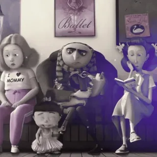 🧊 Gru Despicable Me I LOVE MOMMY Cartoon, Familie, Animation, Lustig, Film, Figuren whatsapp sticker