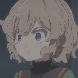 😶 Аниме, Мультфильм, Персонаж, Девушка, Анимация, Портрет telegram sticker