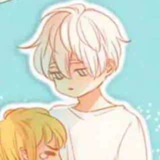 🌧 Anime, Dibujos animados, Lindo, Chico, Ilustración, Obra de arte telegram sticker