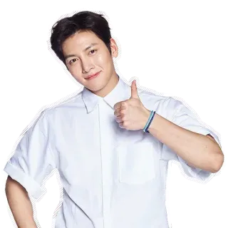 👍 Ji Chang-wook Ator coreano, Polegar para cima, Celebridade, Homem whatsapp sticker