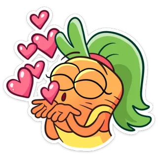 😘 cartoon, animated, hearts, kiss, love, expression, emoji, cute telegram sticker
