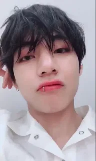 🍃 Persoon, Gezicht, Kpop, Aziatisch, Zanger, Acteur telegram sticker