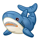 🎁 requin, dessin animé, poisson, animal marin, mignon, océan whatsapp sticker