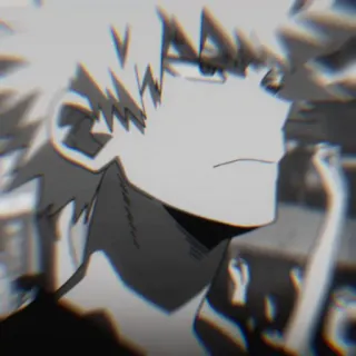 💥 Katsuki Bakugo My Hero Academia 动漫, 漫画, 爆豪胜己, 我的英雄学院, 角色, 英雄, 动画 telegram sticker