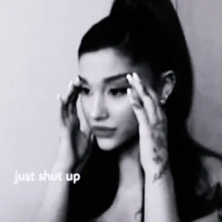 😵‍💫 just shut up genervt, frustriert, gereizt, verärgert, halt die Klappe, wütend, Frau whatsapp sticker