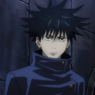 ♣️ Megumi Fushiguro Jujutsu Kaisen Anime, Manga, Ernst, Fushiguro, Megumi, Schüler telegram sticker