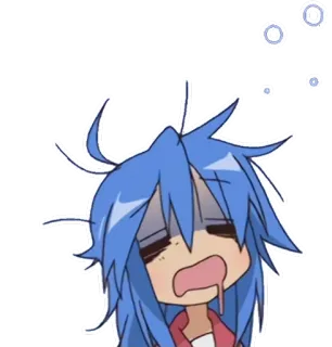 😩 Anime, Doente, Cansado, Exausto, Desenho animado, Adesivo telegram sticker