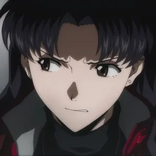 😠 Misato Katsuragi Neon Genesis Evangelion Anime, Mujer, Seria, Personaje, Misato, Evangelion telegram sticker