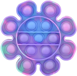 🌟 Pop It, 感官玩具, 花, 指尖玩具 telegram sticker