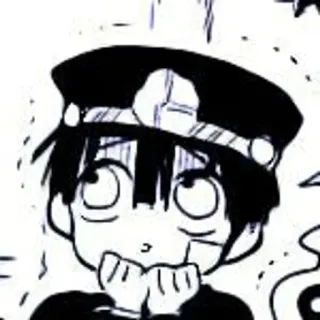 🫐 Hanako-kun Toilet-bound Hanako-kun Anime, Manga, Hanako-kun, Toilet-bound Hanako-kun, carino, fantasma, soprannaturale, scuola telegram sticker