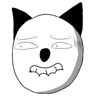 😺 การ์ตูน, ตัวละคร, สัตว์, หน้า, สีหน้า, ตลก telegram sticker