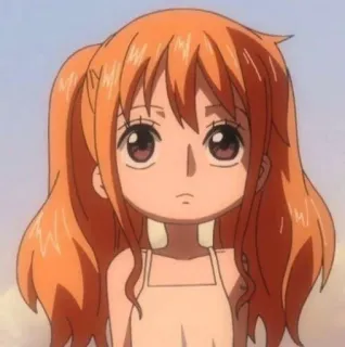 🧡 Nami One Piece 애니메이션, 원피스, 나미, 만화, 캐릭터 telegram sticker